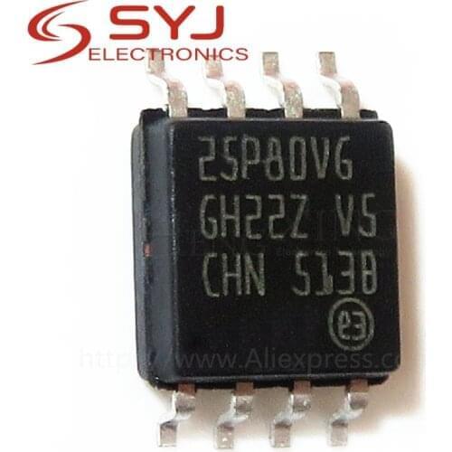 10pcs/lot M25P80-VMW6TG 25P80VG M25P80 SOP-8 In Stock