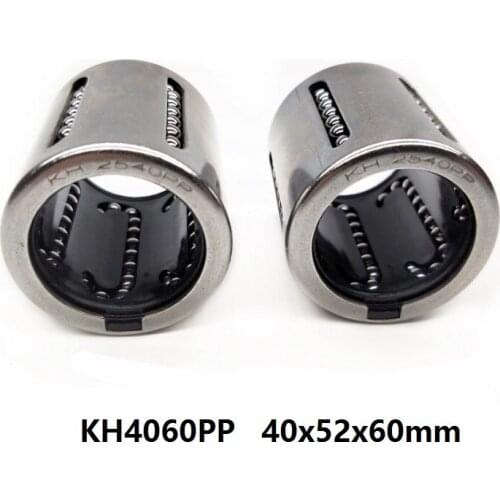 50pcs/lot KH4060PP 40mm pressing linear ball bearings bushing cnc router 40x52x60mm KH PP
