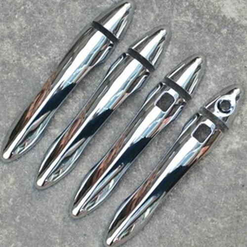 Car styling For KIA K3 2011 2012 2013 Side Door Handle Cover Trim 8pcs