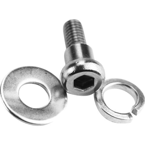 Stainless Steel Scooters Rear Wheel Fixing Bolt Screw Set Assembly Silver for Xiaomi M365 Electric Scooter Accessories