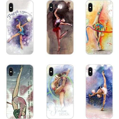 For Samsung Galaxy J1 J2 J3 J4 J5 J6 J7 J8 Plus 2018 Prime 2015 2016 2017 Accessories Cases Covers Painting Girl Sport Gymnastic