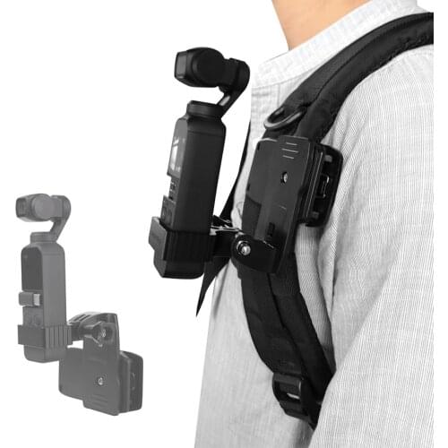 For DJI Pocket 2 Fixed Stand Holder Adapter+Backpack Bike Bicycle Clip Bracket Mount For DJI Osmo Pocket Handheld Accessories
