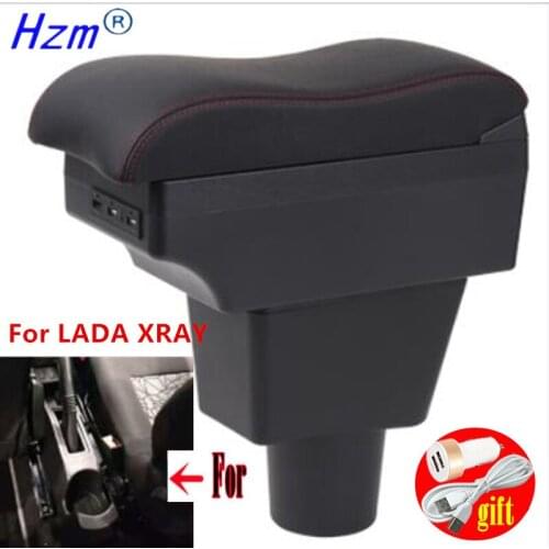 For LADA XRAY Armrests box For LADA XRAY central storage box Retrofit parts Car Armrest Accessories Easy to install