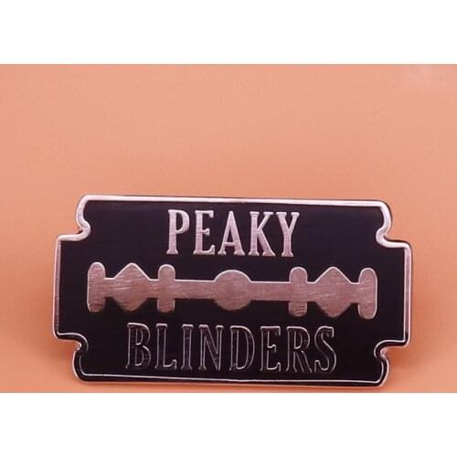 Peaky Blinders enamel pin English crime drama television inspired brooch