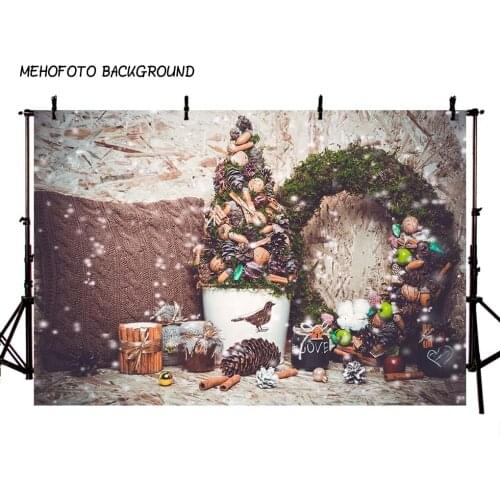 Photography Backdrops Christmas Background Fireplace Tree Winter Snow Window Interior Baby Birthday Background For Photo Studio