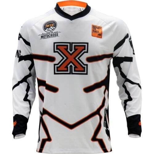 Pro moto Jersey mountain bike clothing DH MX cycling shirts Offroad Cross motocross Wear MTB T-shirt