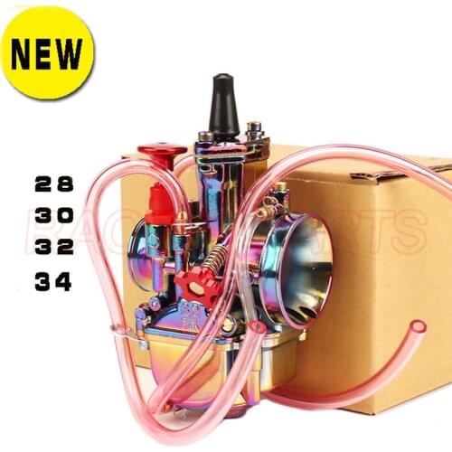Colorful 28 30 32 34mm Motorcycle PWK Carburetor Carburador Carb for 110cc - 250cc 2T 4T two stroke Engine Scooter Dirt Pit Bike