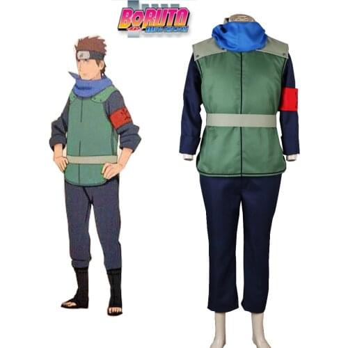 Boruto the Movie Sarutobi Konohamaru Konoha Ninja Uniform Cosplay Costume Custom Made