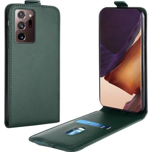 Flip Up and Down Leather Case for Samsung Galaxy Note20 Ultra Case SM-N986B 6.9''Vertical Cover for Note20 Ultra Case Phone Bag