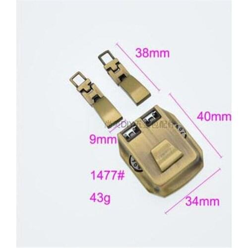 DIY handmade leather mens wallet password lock accessories hardware buckle luggage briefcase lock hardware