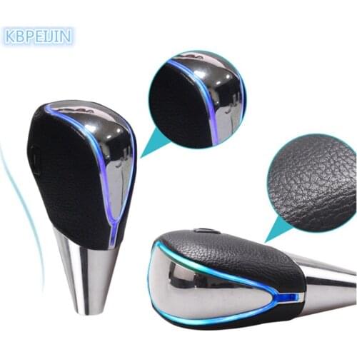 HOT Car accessories Gear Shift Knob Touch Sensor Colourful Car Logo LED Light For mazda 3 6 2 5 CX-5 CX-7 CX-3 323 ATENZA Axela