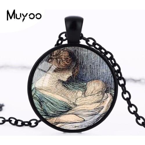 MOTHER and CHILD PENDANT New Mommy Necklace Midwife Gift Baby Shower Gift for Mom Blue Peach Brown Sage New Mom Gift Mother HZ1