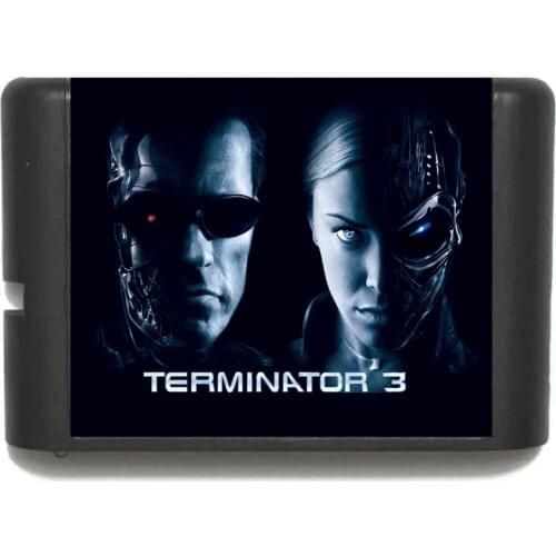 New Arrival Terminator 3 16 bit MD Game Card For Sega Mega Drive For Genesis