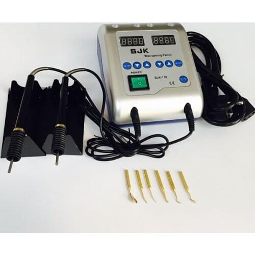 New Arrival Dental Wax Carving Tools DentureTools Wax Carving Machine with 2 Pens & 5 tips