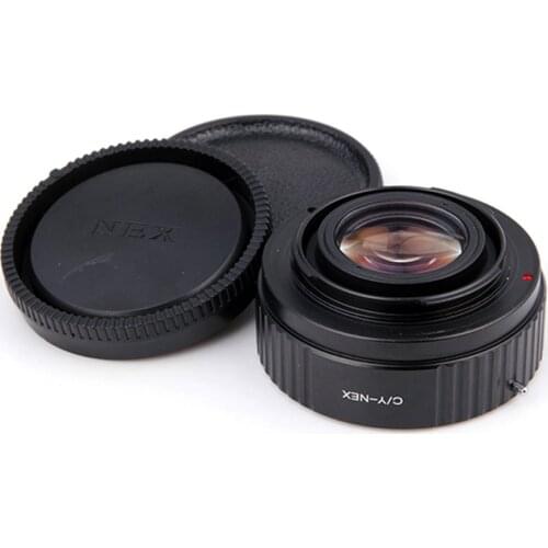 Pixco Speed Booster Focal Reducer Lens Adapter Suit For Contax CY Lens to Sony E Mount NEX Camera
