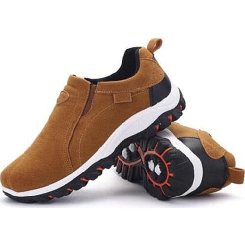 Casual Climbing Men Shoes 2020 New Men Without Laces Anti Sliding Fashion Male Breathable Vintage Style Outdoor Shoes Driving