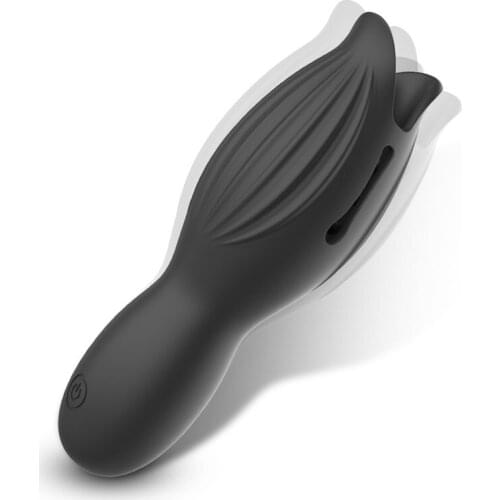 Adult toy for menMasturbator Vibrator Sex Toys 10 modes Penis Delay sexual Oral Climax Sex Glans Stimulate Massager Adult Male