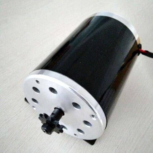 MY1020 1000W 48V/36V UNITEMOTOR High Speed Brush DC Motor,Electric Bicycle Motor,E-Scooter Motor,Ebike Brushed Gear Motor