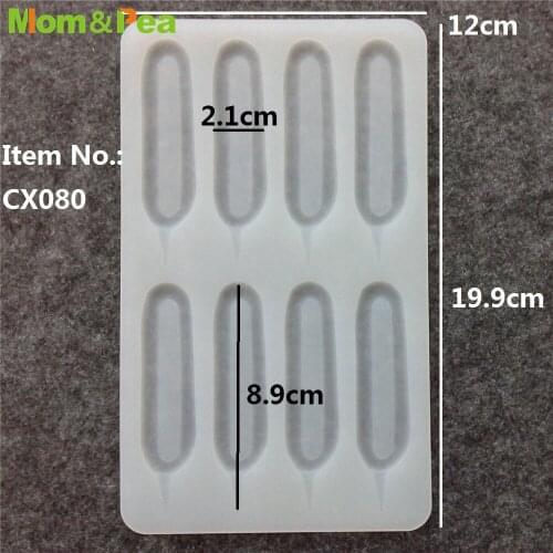 CX080 Rounded Bar With Needle Shaped Silicone Mold Chocolate Ornamental Fondant Mould Cake Decoration Tools
