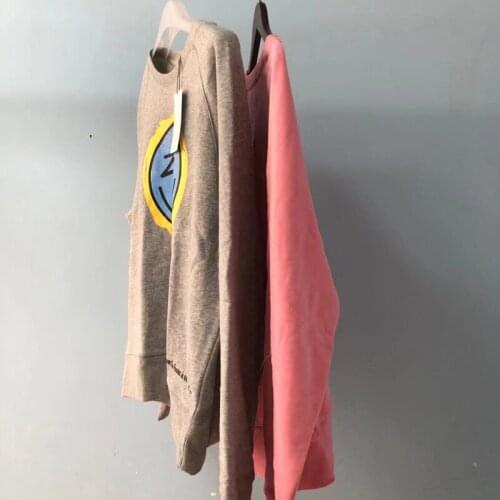 2021 New Letter Embroideried Sweatshirt Women O-neck Casual 100% Cotton Long Sleeve Pullover Loose Lady Top Clothing