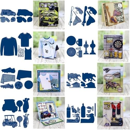 Live Life Collection At the Races Gym Track Bike Metal Cutting Dies New 2020 for DIY Scrapbooking Embossing Crafts Cards Die Cut