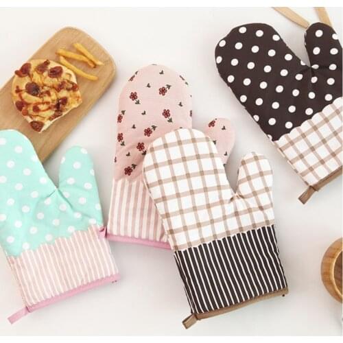 1Pcs hot Oven Mitts Baking Anti-Hot Gloves Pad Oven Microwave Insulation Mat Baking Kitchen Tools