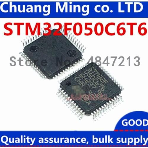 Free Shipping 10pcs/lots STM32F050C6T6 STM32F050 STM32F050C6 QFP-48 IC In stock