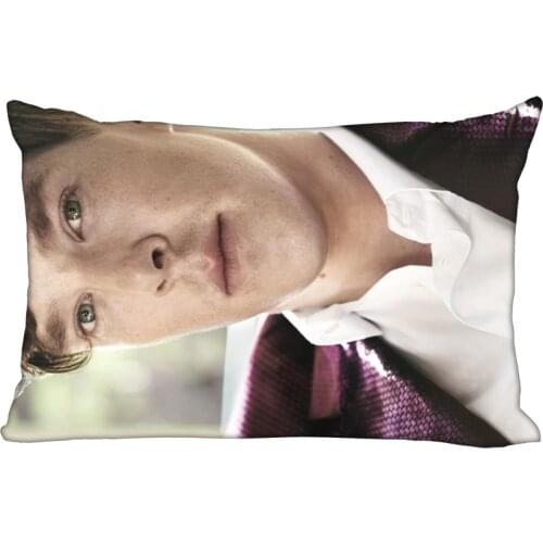 Benedict Cumberbatch Pillowcase 45x35cm(One Side)Rectangle Zipper Pillow Case Print Throw Wedding Decorative Pillowcase Cover