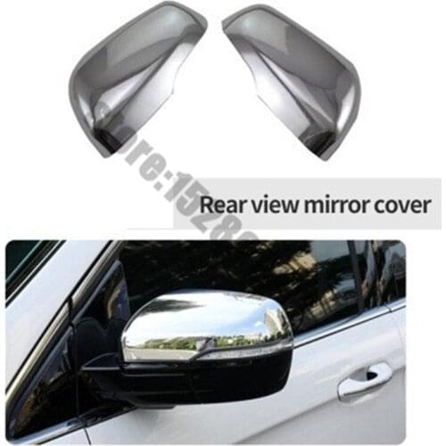For Ford edge 2015-2020 ABS Chrome Side Door Rearview Mirrors Cover Trim Rearview mirror Decoration Car styling