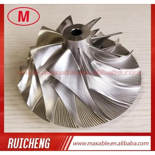 HE551V 8+8 blades 71.75/109.00mm Turbo aluminum 2618/milling/ Billet compressor wheel