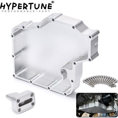 Hypertune - Low Profile Oil Pan w/ Oil Pick Up Aluminum Alloy Depth 1.5" For 99-11 Suzuki GSXR 1300 Hayabusa Motorcycle HT-OP05S