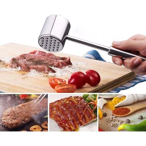 Kitchen Tender Loose Meat Stainless Steel Hammer Steak Professional Meat Hammer Tenderizer Cooking Tools Kitchenware