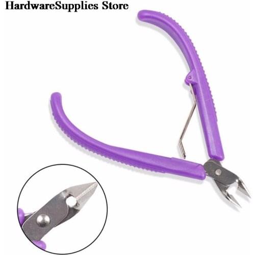 Mini Clamp Electrical Wire Cable Cutters Diagonal Pliers Carbon Steel Industrial Electronic Shear Sharp Outlet Clamp
