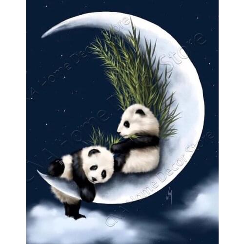 RA0815 New 5D Diy Diamond Painting animal bears Mosaic 3D Cross Stitch kits Square Drill Full Home Decor Diamond Embroidery kit