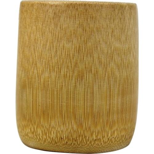 Natural Bamboo Drinking Cup Tea Beer Vintage Coffee Juice Milk Cup Japan Style Wooden Cup Breakfast Beer Milk Drinkware