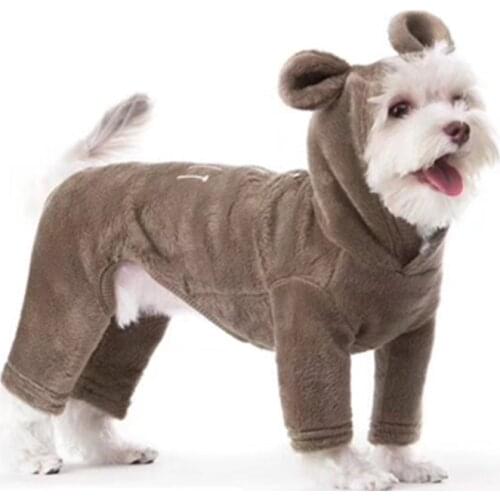 Pet Dog Clothes Jumpsuit Winter Dog Clothing Overalls Puppy Costume Yorkie Poodle Schnauzer Pug French Bulldog Dog Outfit Coat