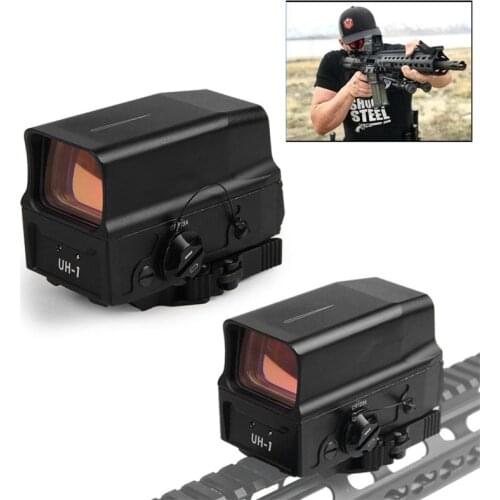 UH-1 Red Dot Sight QD Quick Detach Holographic Reflex Scope USB Charger Cable fit 20MM Rail Mount