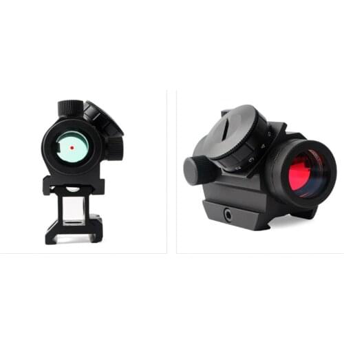 Scope Hunting T1G Red Dot Sight 1X20 Sights Reflex with 20mm Rail Mount & Increase Riser Rail Mount Riflescope Aimpoint