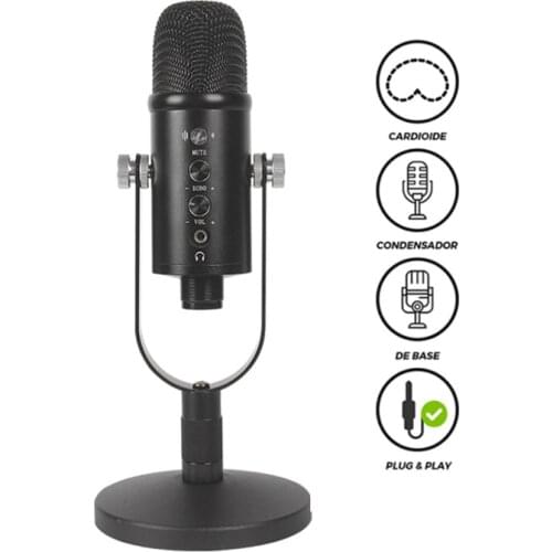 Professional USB Microphone Condenser microphone Professional Recording Stand microphone PC for computer Laptop YouTube Podcast