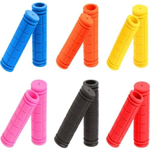 Handlebar Grips BMX MTB Rubber Handle Bar End Grips Hand Grips for Cycle Fixed Gear Fixie
