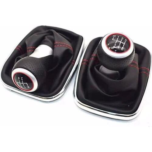 12mm Car Styling Gear Shift Knob Gaiter Boot For Volkswagen VW Golf 4 MK4 Bora Jetta GTI R32 2000 2001 2002 2003 2004