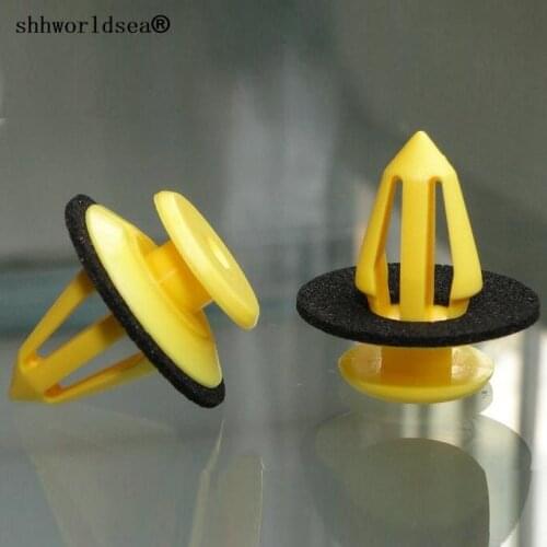 Shhworldsea auto clip fastener for Door decoration board button FOR Jaguar Cars