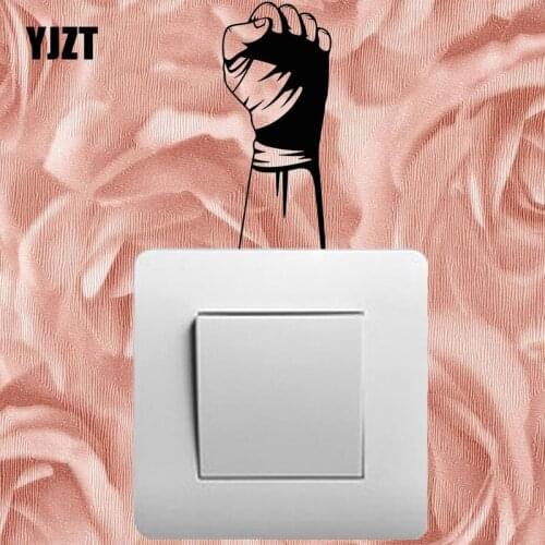 YJZT Hand Fighter Boxing Fight Club Sport Vinyl Decor Wall Decals Switch Stickers 8SS-2402