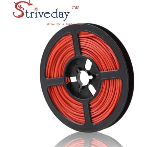 50 meters/roll 164 ft 26AWG Flexible Rubber Silicone Wire Tinned copper line DIY Electronic cable 10 colors to choose from