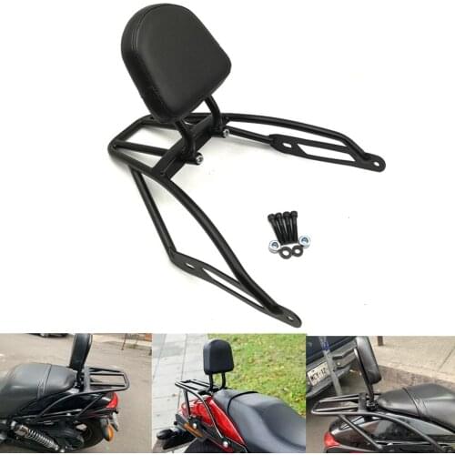 Motorcycle Passenger Luggage Rack Backrest Sissy Bar Cushion Pad For Harley Street 500 XG500 750 XG750 15-18 2015 2016 2017 2018