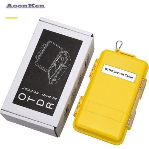 Free Shipping SC/APC-SC/UPC OTDR Dead Zone Eliminator Fiber Rings Fiber Optic OTDR Launch Cable Box 1km SM 1310/1550nm