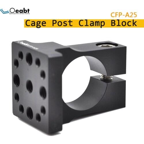 CFP-A25 Diameter 25mm Cage Post Clamp Block Support Frame Clamping Mounting Post Post Installation Cage System Optical Research
