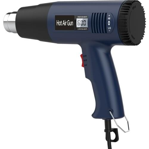 NEW 2000W Digital Heat Gun Hot Air Gun Kit 220V 4 Nozzles with Scraper Integrated Support Stable Ergonomic Remove Paint Varnish