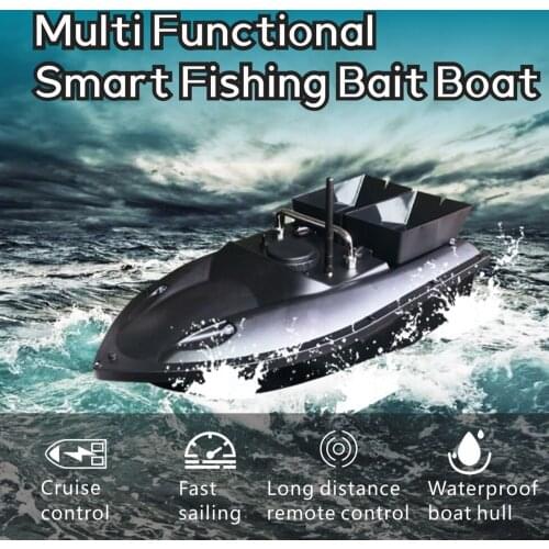 D13C Fish Bait Boat Fishing Boat 2kg Loading Tanks RC Fishing Bait Boat 500m Remote Control 2 Tanks