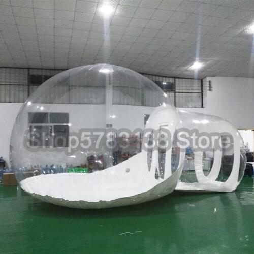 Guangzhou Factory Inflatable Bubble Dome Tent 3M/4M/5M Dia Bubble Hotel Clear Igloo Tent For Outdoor Camping Bubble Tent Cheap